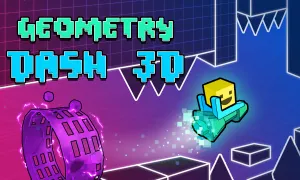 PLay Geometry Dash 3D now!