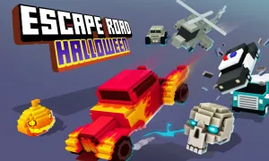 PLay Escape Road Halloween now!