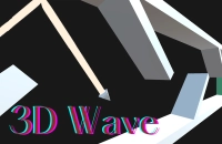 Play Geometry Dash: 3D Wave now!