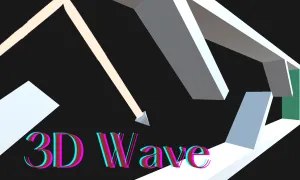 PLay Geometry Dash: 3D Wave now!