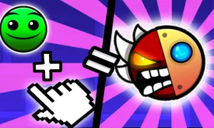 PLay Geometry Dash: Evolution Super Clicker! now!