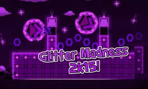 Play Geometry Dash Glitter Madness 2k15 now!