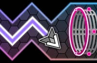 Play Geometry Dash Hyper Wave: Neon Challenge 3 now!