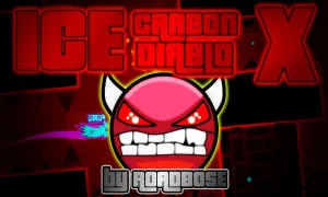 PLay Geometry Dash Ice Carbon Diablo X now!