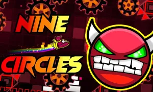 PLay Geometry Dash Nine Circles now!