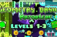 Play Geometry Dash Razorleaf now!