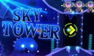 PLay Geometry Dash Sky Tower now!