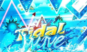 Play Geometry Dash Tidal Wave now!
