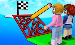 Play Obby With Friends: Draw and Jump now!