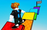 Play Obby: Skateboard Race now!