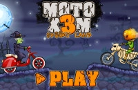 Play Moto X3M Spooky Land now!