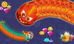 PLay Worm Hunt - Snake Game iO zone now!