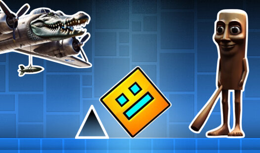 PLay Brainrot Animals Geometry Dash now!