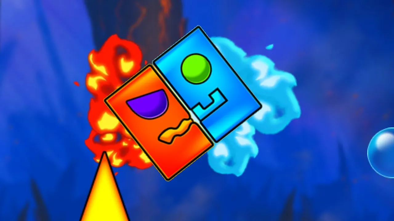 PLay Fire And Water Geometry Dash now!
