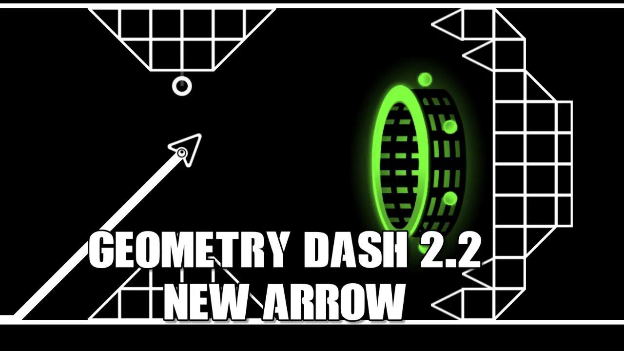 PLay Geometry Dash 2.2: New Arrow now!