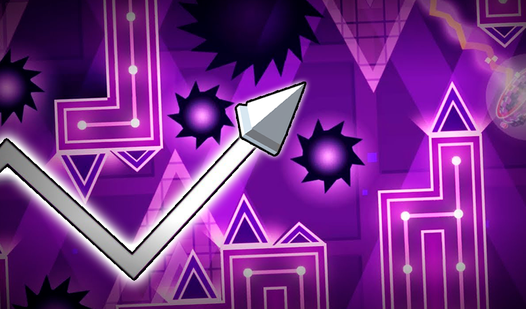 PLay Geometry Dash: 3D Wave now!