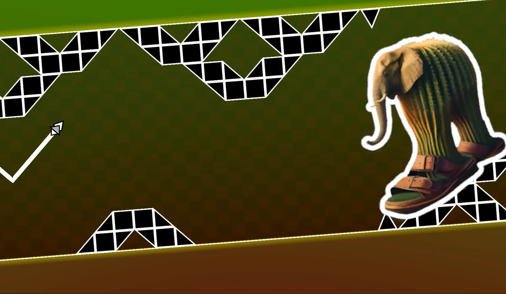 PLay Geometry Dash: Battle with Italian Animals now!