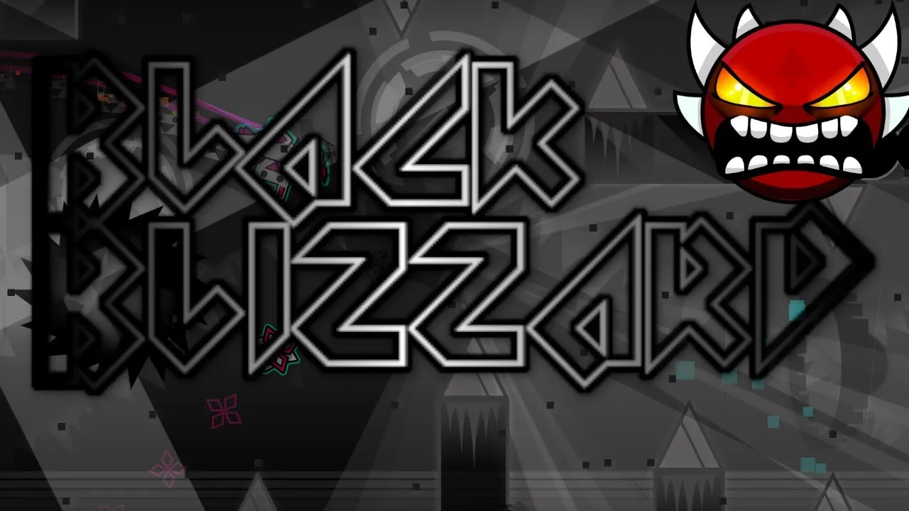 PLay Geometry Dash Black Blizzard now!