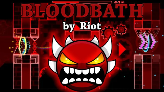 PLay Geometry Dash Bloodbath now!