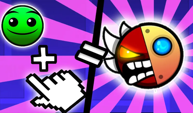 PLay Geometry Dash Clicker now!