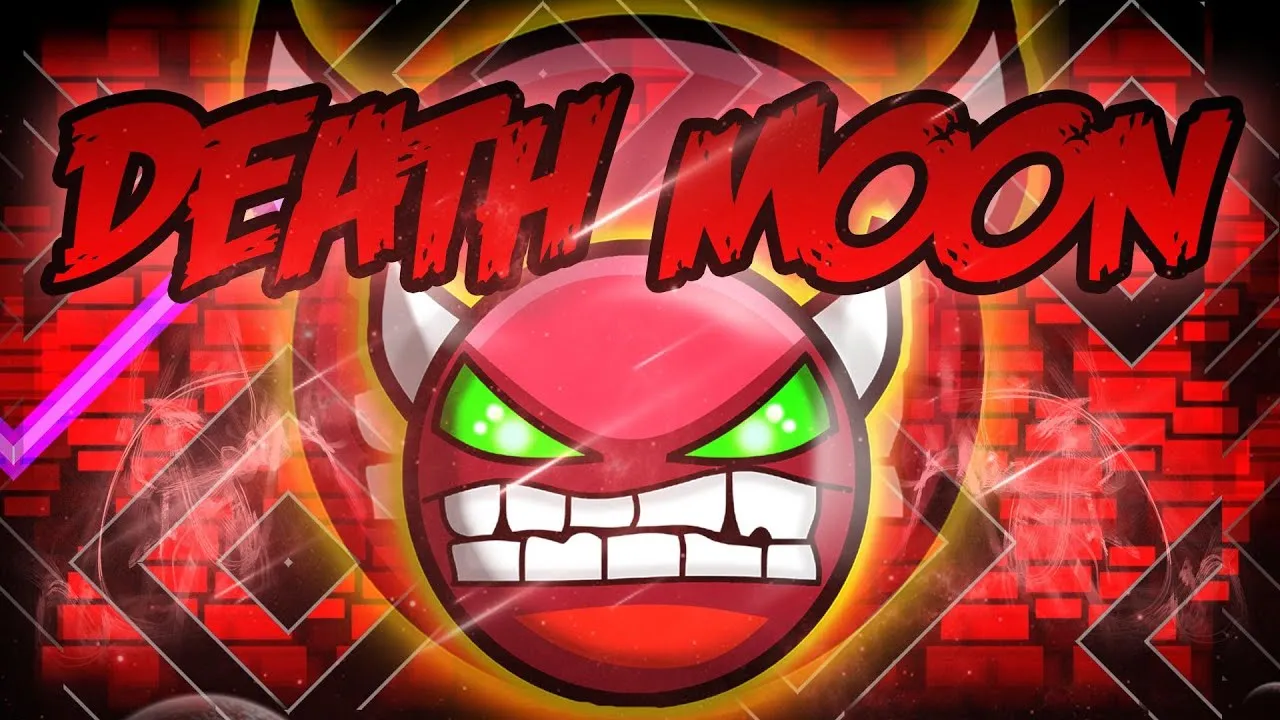 PLay Geometry Dash Death Moon now!