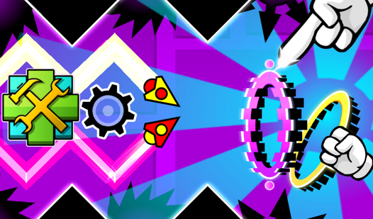PLay Geometry Dash: Dual Wave Editor now!