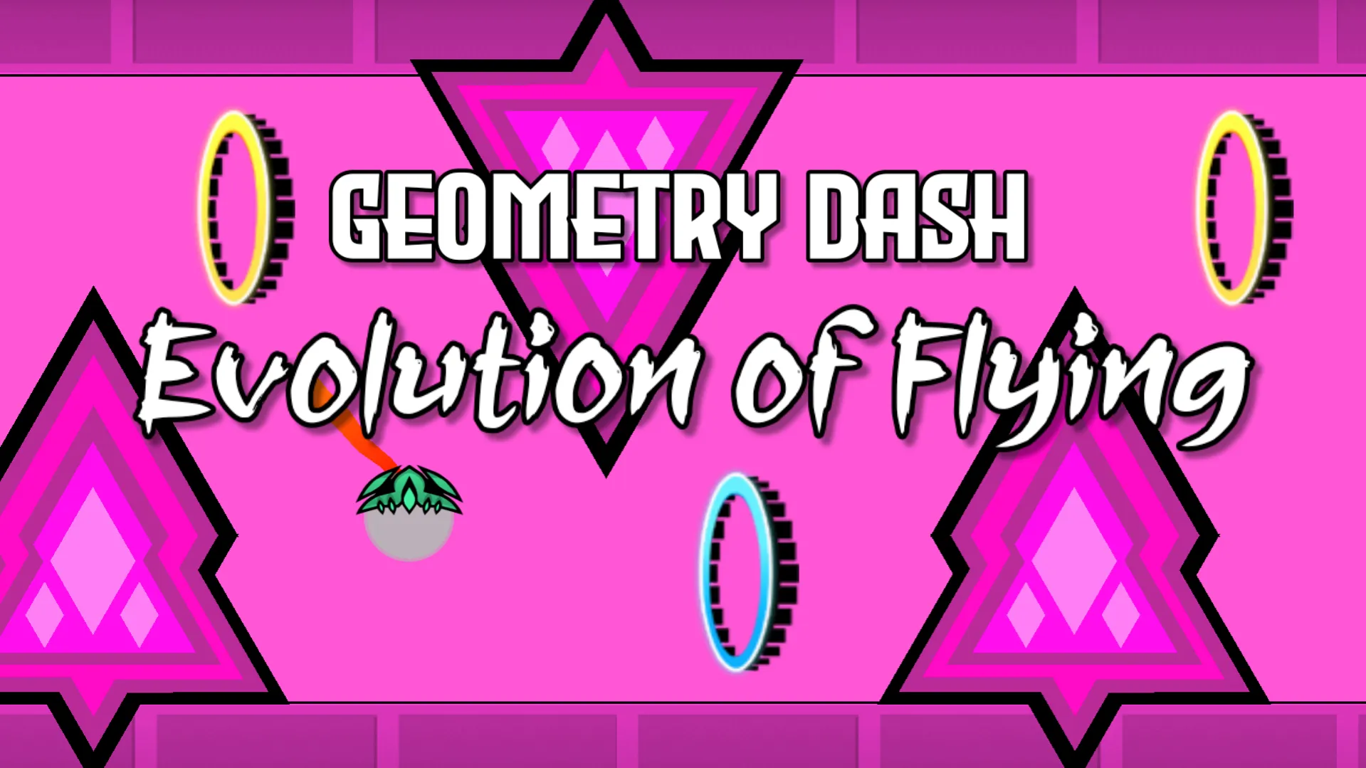 PLay Geometry Dash Evolution of Flying now!