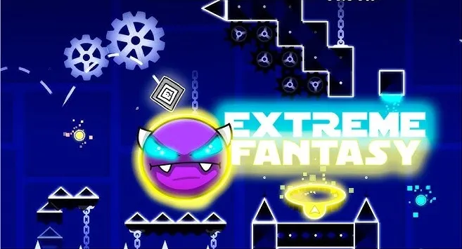 PLay Geometry Dash Extreme Fantasy now!