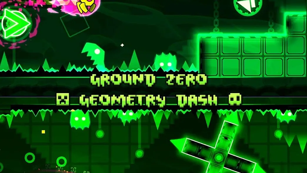PLay Geometry Dash Ground Zero now!