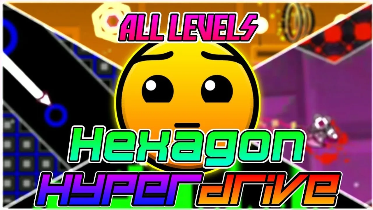 PLay Geometry Dash Hexagon Hyperdrive now!