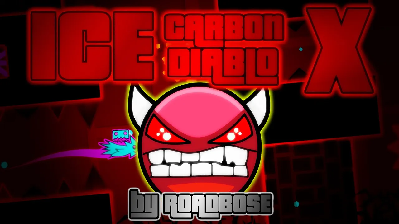 PLay Geometry Dash Ice Carbon Diablo X now!