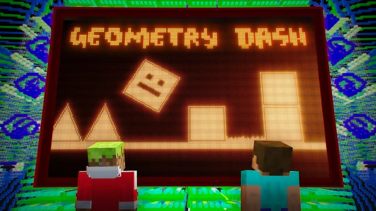 PLay Geometry Dash Minecraft now!