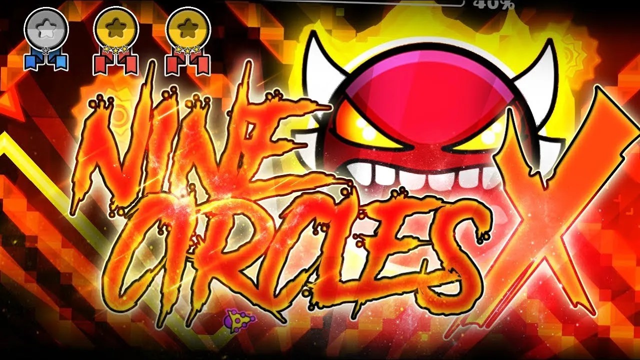 PLay Geometry Dash Nine CircleX now!