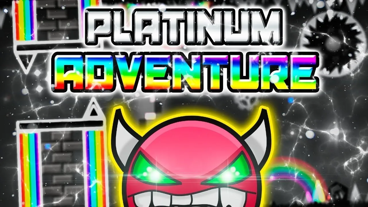PLay Geometry Dash Platinum Adventure now!