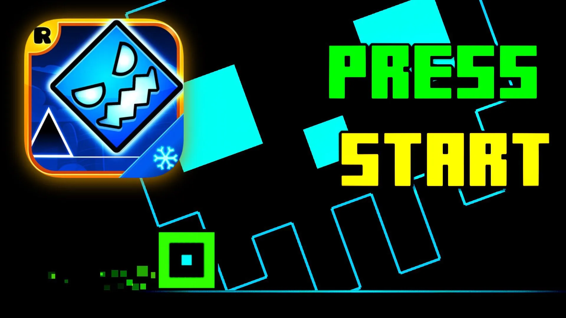 PLay Geometry Dash Press Start now!