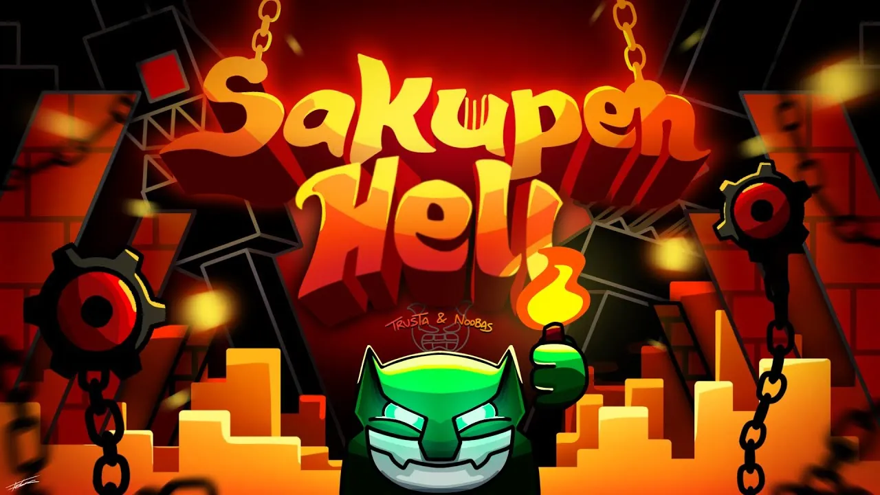 PLay Geometry Dash Sakupen Hell now!