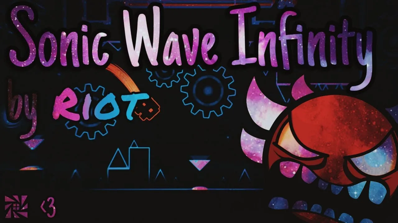 PLay Geometry Dash Sonic Wave Infinity now!