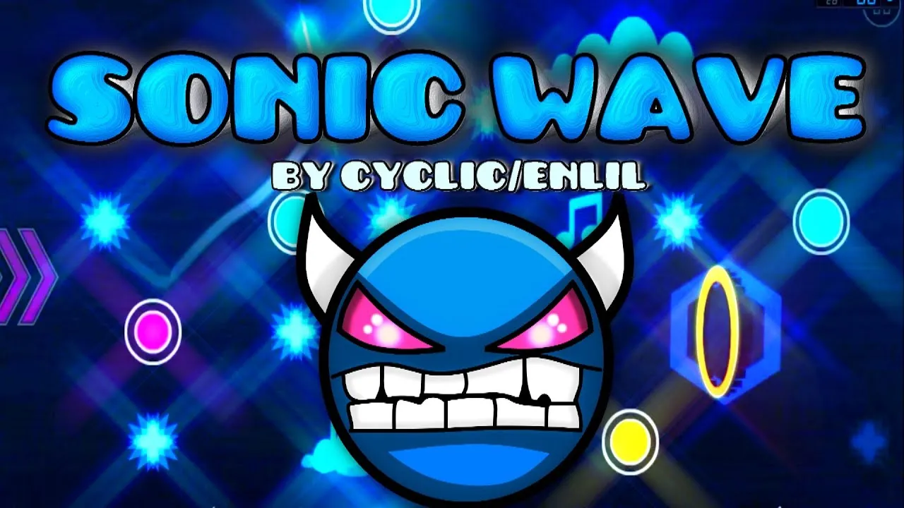 PLay Geometry Dash Sonic Wave now!