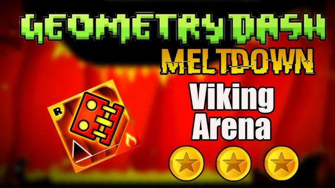 PLay Geometry Dash Viking Arena now!